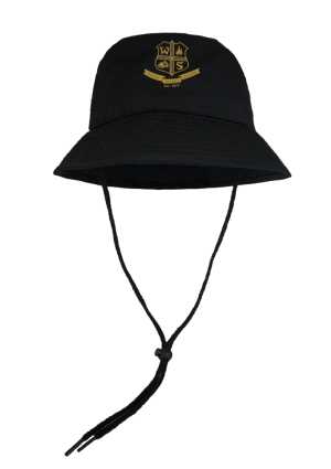 Woodhill School Bucket Hat Black