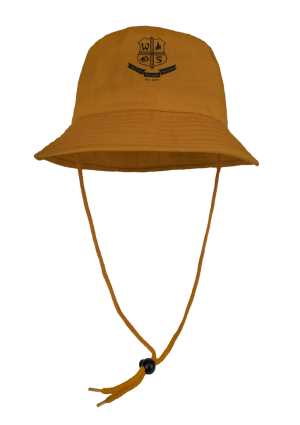 Woodhill School Bucket Hat Gold